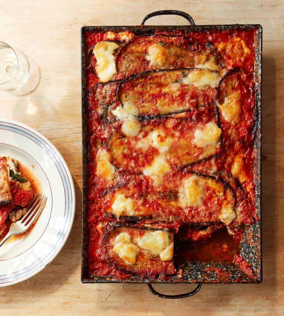 Aubergine Parmigiana with Spinach and Ricotta bitScry