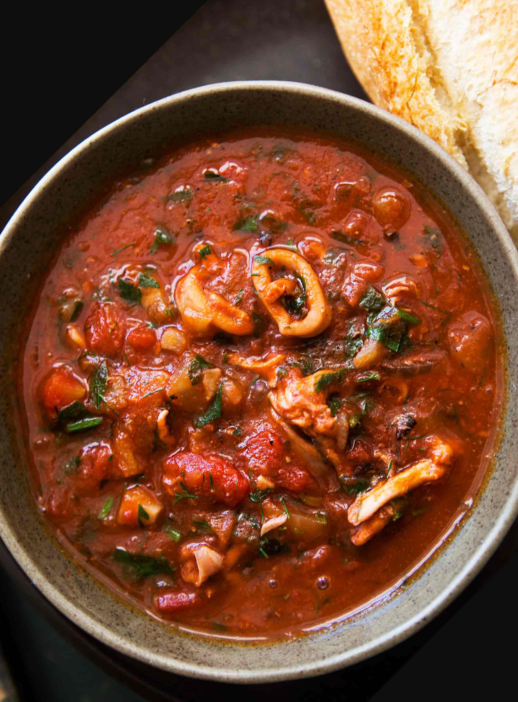 Slow Braised Squid and Chorizo Stew – bitScry