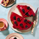 Blackberry and almond cake