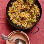 Crab and spring onion fried rice